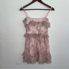 Load image into Gallery viewer, Lovers + Friends Revolve Adaline Lace Ruffle Mini Dress (XS)
