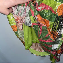 Load image into Gallery viewer, One33 Social Tropical Sequin Side Drape Puff Sleeve Mini Dress (10)
