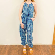 Load image into Gallery viewer, LoveShackFancy Cotton Boho Sleeveless Jumpsuit (0)
