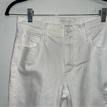 Load image into Gallery viewer, Mother The Flirt Ankle Chew Almost Innocent Distressed High Rise Skinny Jeans (28)
