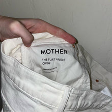 Load image into Gallery viewer, Mother The Flirt Ankle Chew Almost Innocent Distressed High Rise Skinny Jeans (28)

