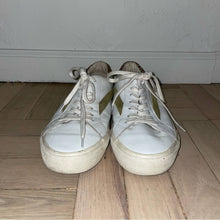 Load image into Gallery viewer, Madewell Sidewalk Low Top Leather Calf Hair Sneakers (W9.5)
