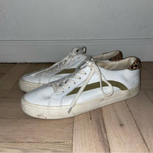 Load image into Gallery viewer, Madewell Sidewalk Low Top Leather Calf Hair Sneakers (W9.5)
