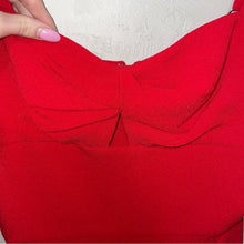 Load image into Gallery viewer, Dress The Population Cambria Red Maxi Slit Cutout Evening Gown Dress (XS)
