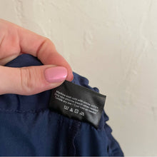 Load image into Gallery viewer, NWT Summersalt Satin Navy Blue High Rise Cinch Pants (4)
