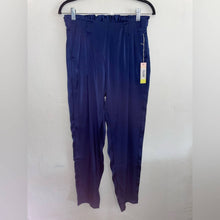 Load image into Gallery viewer, NWT Summersalt Satin Navy Blue High Rise Cinch Pants (4)

