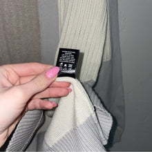 Load image into Gallery viewer, Lafayette 148 Patchwork Neutral Cotton Crewneck Sweater (Medium)
