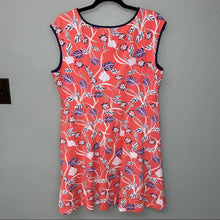 Load image into Gallery viewer, Draper James Floral Ponte Short Cap Sleeve Flattering Short Dress (Large)

