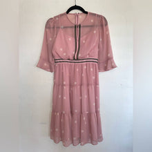 Load image into Gallery viewer, Gal Meets Glam Finley Tiered Polka Dot Midi Dress (0) or (XS) Petite
