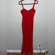Load image into Gallery viewer, Dress The Population Cambria Red Maxi Slit Cutout Evening Gown Dress (XS)
