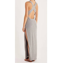 Load image into Gallery viewer, NWT Rumer Rosa Stripe Cutout Back Slit Side Maxi Dress (Medium)
