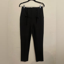 Load image into Gallery viewer, Tibi Anton High Rise Corset Lace Split Hem Trousers Pants (4)
